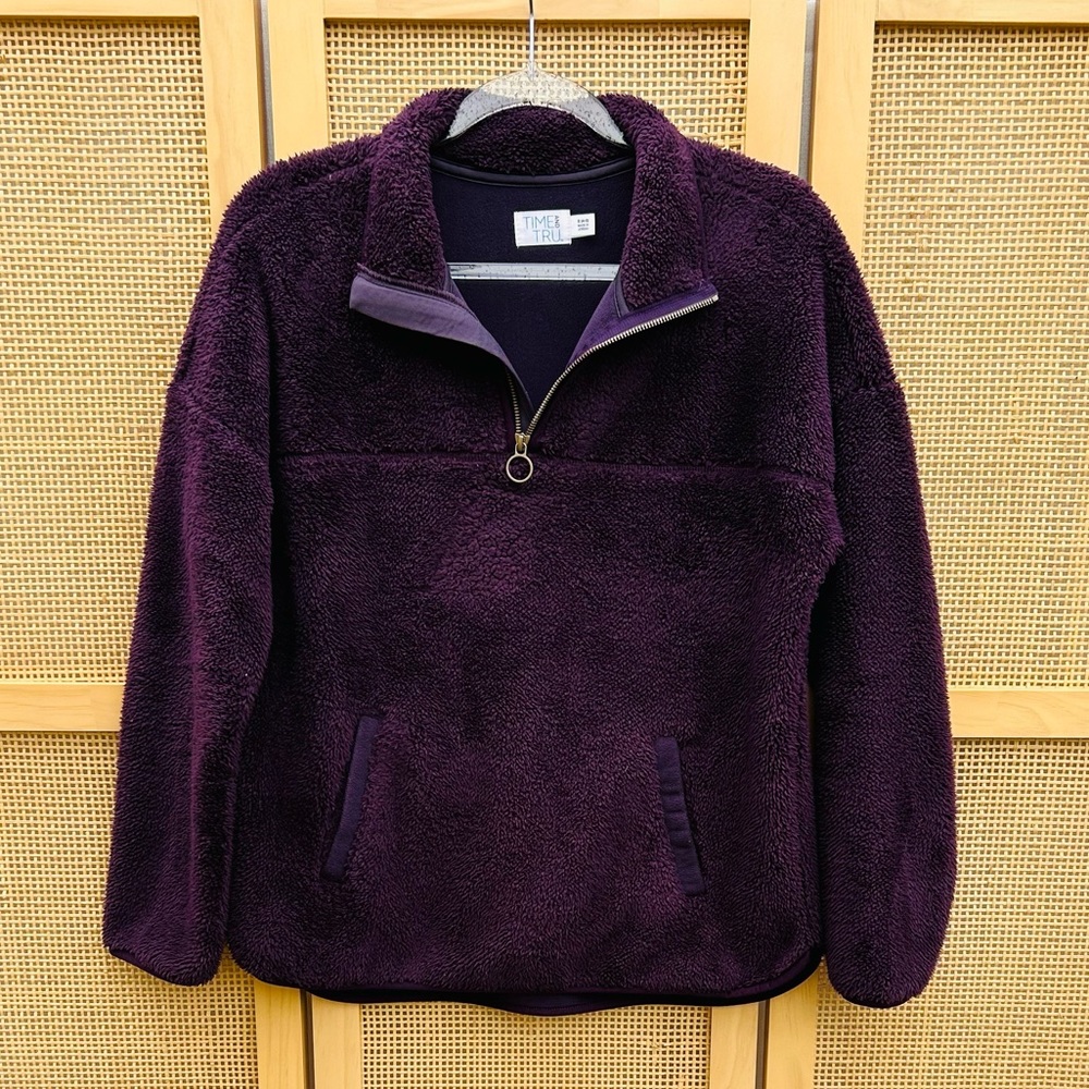 Time and Tru Quarter Zip Pullover